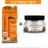 Fontenay Pudra Toz Wax Turuncu 20 gr + Face And Body Peeling Scrub Yüz Maskesi Böğürtlen 350 ml 2'li Set