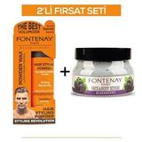 Fontenay Pudra Toz Wax Turuncu 20gr+Face And Body Peeling Scrub Yüz Maskesi Böğürtlen 350ml 2'Li Set