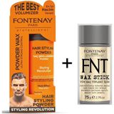 Fontenay Pudra Toz Wax Ultra Strong Turuncu 20 gr + Hair Wax Stick 75 gr 2'li Set