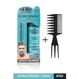 FONTENAY SAÇ ŞEKİLLENDİRİCİ PUDRA TOZ WAX MAT EFFECT MAVI 20GR + ŞEKİL TARAĞI 2'Lİ SET