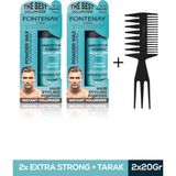 FONTENAY SAÇ ŞEKİLLENDİRİCİ PUDRA TOZ WAX MAT EFFECT MAVI 20GR X2 + ŞEKİL TARAĞI 3'LÜ SET