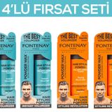 Fontenay Saç Şekillendirici Pudra Toz Wax Mat Effect X2 Ve Ultra Strong X2 20gr 4'Lü Wax Set