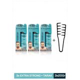 Fontenay Saç Şekillendirici Pudra Toz Wax Matt Effect 20Gr X3 + Mucizevi Saç Tarağı 4'Lü Set