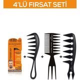 Fontenay Saç Şekillendirici Pudra Toz Wax Ultra Strong Turuncu 20gr+ Şekil Tarağı X3 4'lü Set