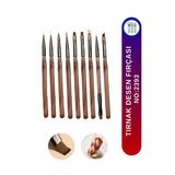 Fontenay Tırnak Desen Fırçası Nail Art Fırça Tırnak Süsleme Fırça Seti No:2393