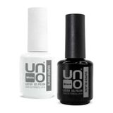 Fontenay Uno Super White Beyaz 15Ml & Super Black Siyah Kalıcı Oje 15 Ml Siyah&Beyaz