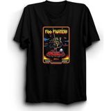 Foo Fighters Poster Rock Metal Tişört - Siyah - XL