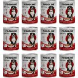 Foodline 12x400 gr Biftekli Yetişkin Köpek Konservesi