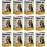 Foodline 12x400 gr Tavuklu Yetişkin Kedi Konservesi