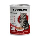 Foodline 400 gr Biftekli Yetişkin Kedi Konservesi