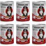 Foodline 6x400 gr Biftekli Yetişkin Köpek Konservesi