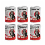 Foodline 6x400 gr Kuzu Etli Yetişkin Kedi Konservesi