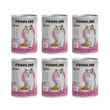 Foodline 6x400 gr Tavuklu Yavru Kedi Konservesi