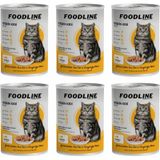 Foodline 6x400 gr Tavuklu Yetişkin Kedi Konservesi