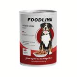 Foodline Yetişkin Köpek Konservesi 400 Gr, Gravy Sos İçerisinde Parça Etli (400 Gr, Dana eti)