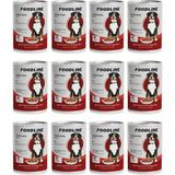 Foodline Yetişkin Köpek Konservesi 400 Gr, Gravy Sos Içerisinde Parça Etli (400 gr x 12 Adet, Dana Eti) - 0,35 L