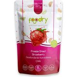 Foodry Dondurularak Kurutulmuş Çilek – Freeze Dry Çilek 17g | Katkısız Çıtır Meyve Atıştırmalığı - 1 Adet