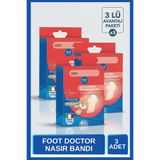 Foot Doctor NASIR BANDI, NASIR SÖKÜCÜ BANT 3'LÜ PAKET