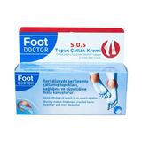 Foot Doctor SOS Topuk Çatlak Kremi - Yoğun Nemlendirici, Üre ve Gliserin İçerir, 60 ml, Tüm Cilt Tipleri İçin Besleyici Bakım