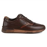FootCourt Deri Corippo Kahverengi Erkek Günlük Sneakers