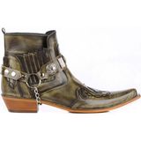 FootCourt Erkek Kovboy Bot (Western) - Yeşil