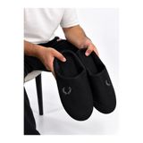 FootFrenzy Erkek Yumuşak Çizgili Erkek Peluş İçi Tüylü Ev Terliği Kışlık Kaydırmaz Taban Çeyiz Bohça Terliği