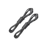 Foottab 90 Cm Yuvarlak Mumlu Bağcık, 1 Çift Ayakkabı Bağcığı, Gri