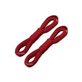 Foottab Ayakkabı Bağcığı 120 Cm Yassı Converse Bağcık Spor Ayakkabı Bağı Ipi-kırmızı