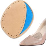 Foottab Ayakkabı Küçültme Pedi, Naturel Deri, Yüksek Topuklu Stiletto Ayakkabı Kaydırmaz Tabanlığı, 1 Çift