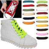 Foottab Renkli Yassı Spor Ayakkabı Bağcığı 120 cm - Lacivert