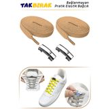 Foottab Takbırak Mıknatıslı Lastikli Ayakkabı Bağcığı