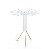 Foppapedretti Octopus Myhome çamaşır askısı, alüminyum/PVC/ahşap, kayın, beyaz, 112 x 112 x 121 cm