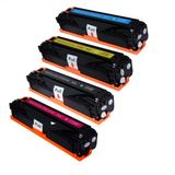 For Hp Ce320a 321A 322A 323A Toner Takim Yuksek Kapasite Muadil 4 Renk Cmyk