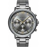 For Motion Erkek Kol Saati Gri Renk, Gri Kadran - Şık Metal Kordon, 2 Yıl Garantili - 41 mm - 45 mm
