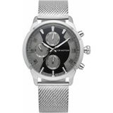 For Motion Erkek Kol Saati Gümüş Renk, Gümüş Kadran - Şık Hasır Kordon, 2 Yıl Garantili - 41 mm - 45 mm