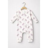 For My Baby Fermuarlı Bebek Tulum - Ekru - 3 - 6 Ay