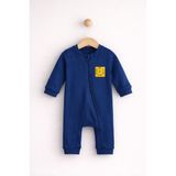 For My Baby Fermuarlı Bebek Tulum - Lacivert - 3 Ay