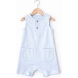 For My Baby Yazlık Cepli Bebek Tulum - Açık Mavi - 2 Yaş