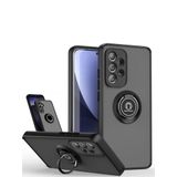 for Oppo A5 2020 / A9 2020 Uyumlu Yüzüklü Tcp iRing Mat Buzlu Siyah Darbe Emici Telefon Kılıfı (Oppo A5 2020 / A9 2020)