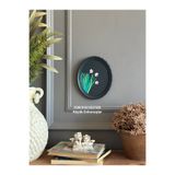 FOR POLYESTER Küçük Dokunuşlar Dekoratif Flowers Duvar Aksesuarı Oval Pano Biblo Antrasit /Duvar -Raf Kombin/Ev-Ofis Dekorasyon