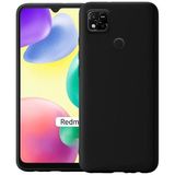 for Redmi 9C - Redmi 10A ile uyumlu darbe emici esnek silikon siyah lansman cep telefonu kılıf (Redmi 9C - Redmi 10A)