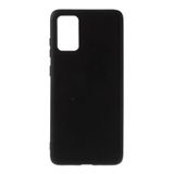 for Samsung A14 ile uyumlu darbe emici esnek silikon siyah lansman cep telefonu kılıf (Samsung A14)