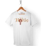 For The Horde World Of Warcraft Wow Erkek Tişört - Beyaz - M