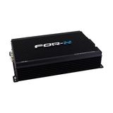 For-X 4 Kanallı Amfi XAE-604 60W Güç Çıkışı Siyah Renk ve 280x200x58mm Ebatlarla