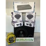 For-X Amfi 5 Kanal 4000W Güç Çıkışı ile Kompakt Tasarım 190 x 155 x 47,5 mm