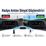 For-x Araç Radyo Anten Güçlendirici - Xca-11 - Araç Radyo Anteni Sinyal Güçlendirici - Teyp Anten Sinyal Gücü Arttırıcı - Siyah