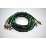For-x Bakır Amfi Rca Kablosu 2 Metre - 2 Giriş 4 Çıkış Anfi Rca Kablosu - 2 Metre - El Yapımı Tam Bakır - 2 Metre