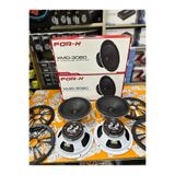 For-X Forx 3080 20 Cm Midrange 2 Takım 4 Adet Beyaz Reng Yazılı Kapaklı 300 Wat 150 Rms cpr Sound