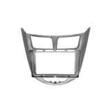 For-X Hyundai Accent Blue-2011-2017-Gümüş Renk-9'' Multimedya Çerçevesi-Direksiyon Uyumlu-Teknik Destek