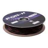 For-X Kablo Çorabı Kırmızı Siyah 10 mm 100 Metre